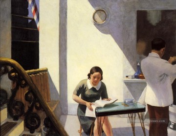 le coiffeur Edward Hopper Peinture à l'huile